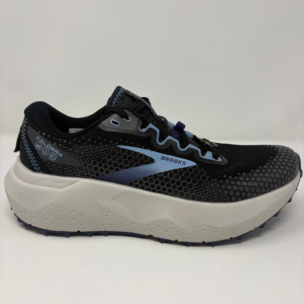 Brooks Caldera 6 Women's Size 8.5 Black Blue Athletic Running Shoes 1203661B082